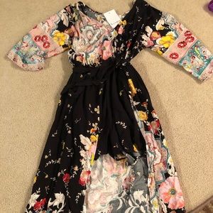 Floral patterned romper